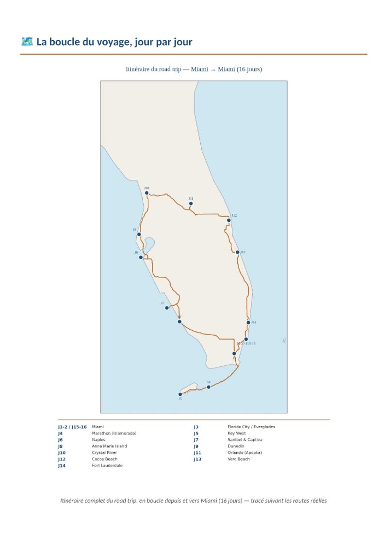 Aperçu page 3 — Les plages et rivières cristallines de Floride